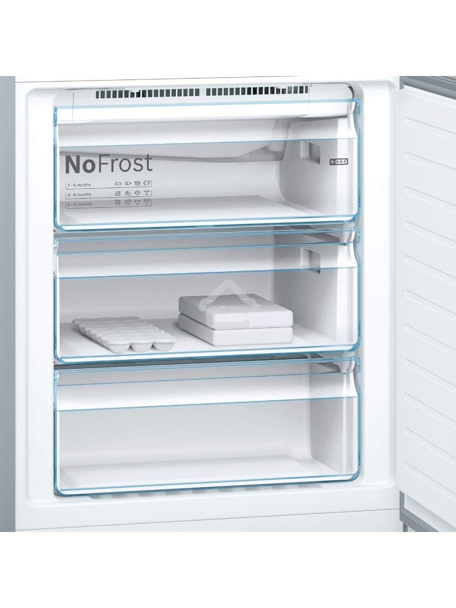 Холодильник Bosch KGN49LB30U черный двухкамерный 330/105л морозилка снизу, No Frost