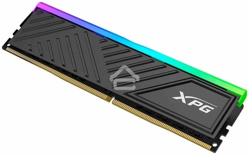 Оперативная память XPG Gammix D35, DDR4, 8GB (1x8GB), 3600MHz, CL18, DIMM, с радиатором, черный