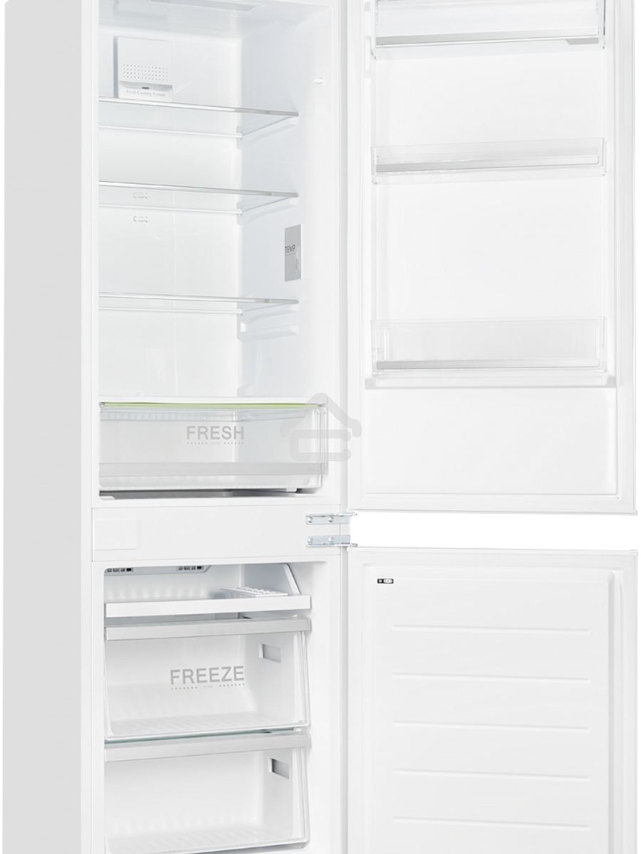 Встраиваемый холодильник Kuppersberg NBM 17863, Габариты(ВхШхГ):178.5x54x54,5; Перенавешиваемые двери, Класс энергопотребления А++ (222 кВт/ч), No-frost, 182л/59л, Уровень шума: 41 Дб