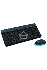 Клавиатура + мышь Logitech Wireless Desktop MK240 Nano Black Retail Combo