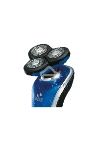 Бритва Centek CT-2170 (синий) ротор 3D, +ВЛАЖНОЕ БРИТЬЁ, 3 плав.головки, 2-ные лезвия, до 50 мин раб
