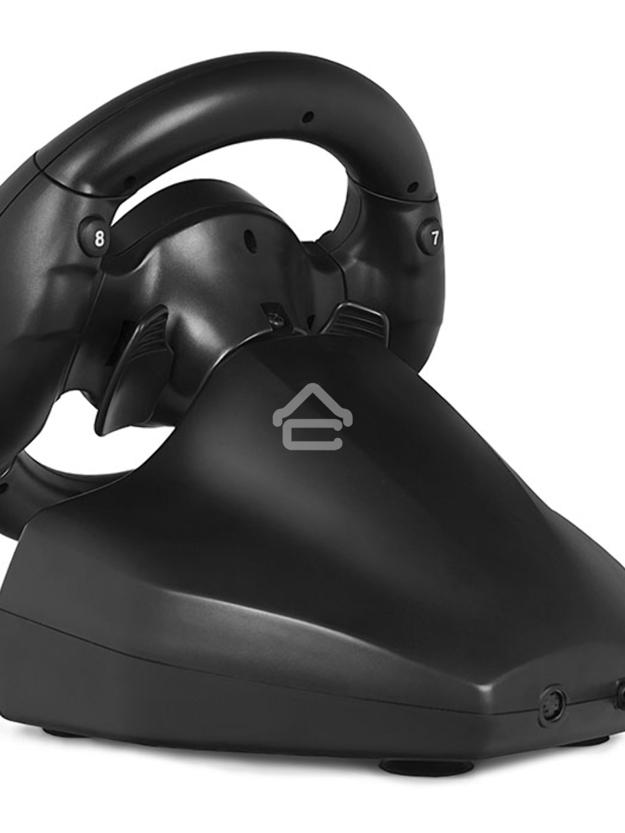 Руль SVEN GC-W300 (педали, вибро, лепестки, D-pad, 10 кл, резин. вставки, PC, цифр. и аналог.