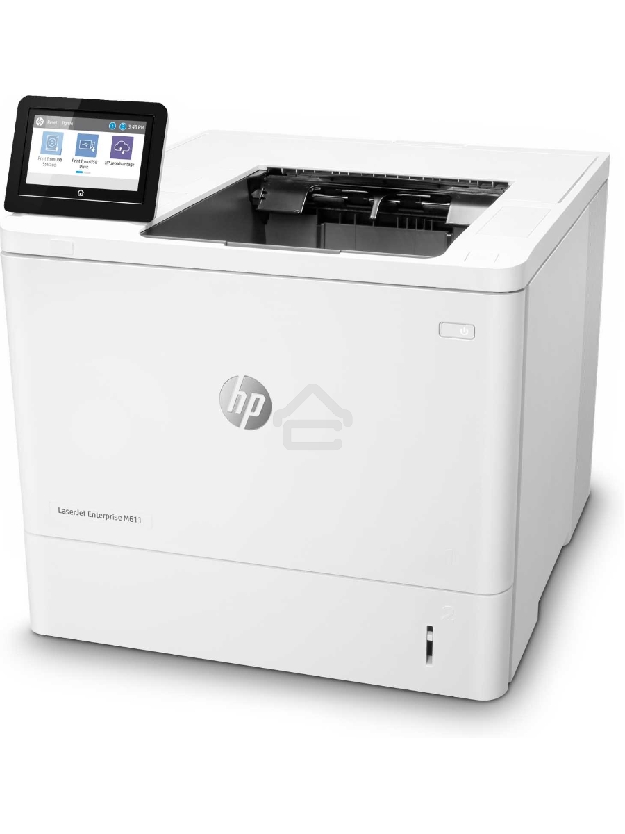 Принтер лазерный HP LaserJet Enterprise M611dn (7PS84A), A4, ч/б, печ. до 61 стр/мин., 1200 x 1200 dpi, USB, RJ-45