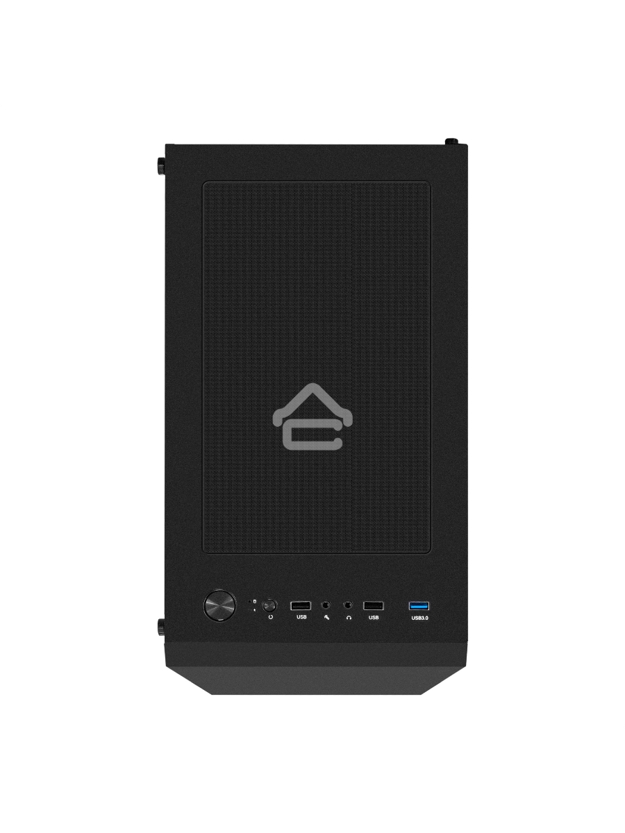 Корпус Miditower ExeGate EVO-8227-NPX500 (ATX, БП 500NPX с вент. 12см, 2*USB+1*USB3.0+HD Audio, черный, 3 вент. RGB, закаленное стекло)