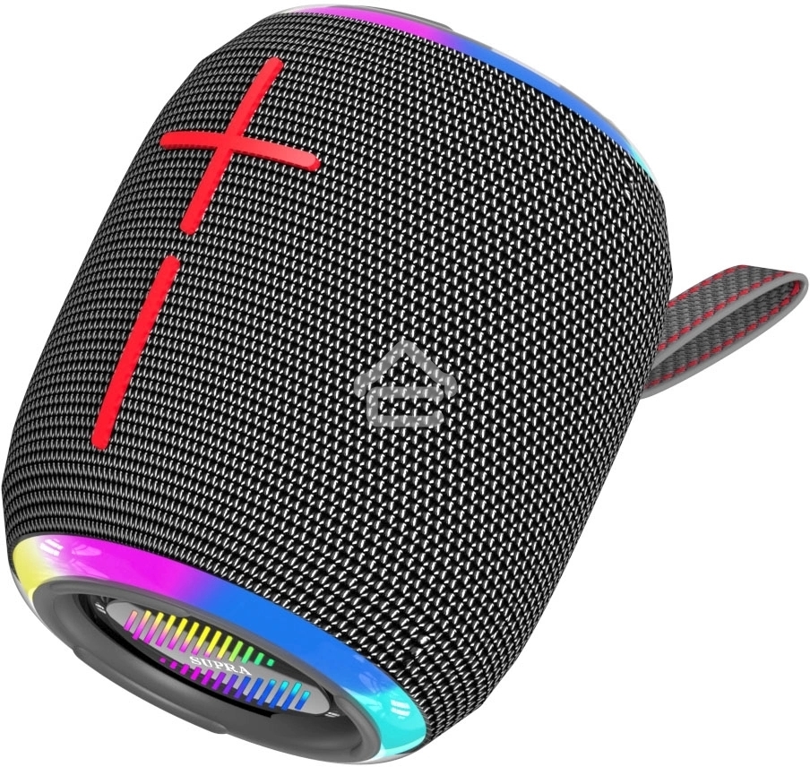 Колонка портативная Supra BTS-515 черный 20W 1.0 BT/3.5Jack/USB 10м 2400mAh