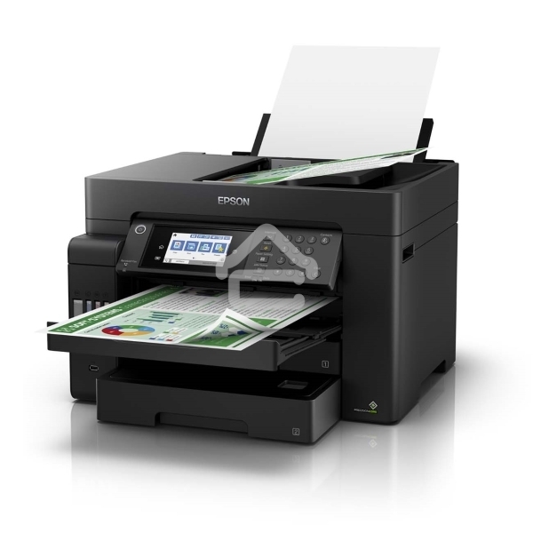 МФУ струйное Epson L15150, (A3, ADF, duplex, 35 стр./мин., Ethernet, Wi-Fi черный)