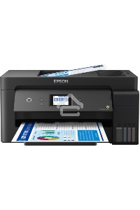 МФУ струйный Epson L14150, A3, цветной, печ. 38 стр/мин (ч/б) 24 стр/мин (цв.), 1200 x 4800 dpi (печать) 1200x2400dpi (скан.), USB, RJ-45, Wi-Fi