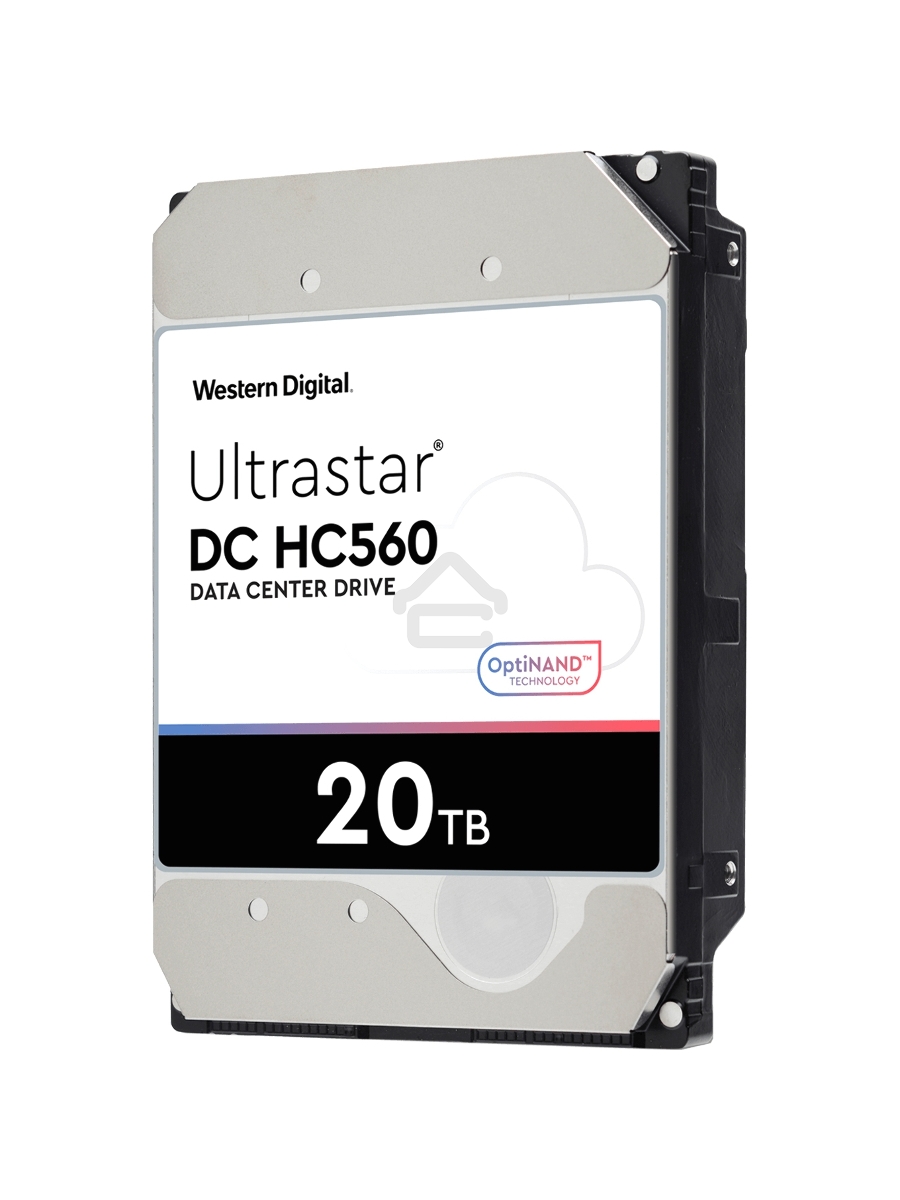 Жесткий диск Western Digital HDD SATA 20Tb Ultrastar DC HC560 0F38785 7200 6Gb/s 512Mb 1 year ocs (analog WUH722020ALE6L4)