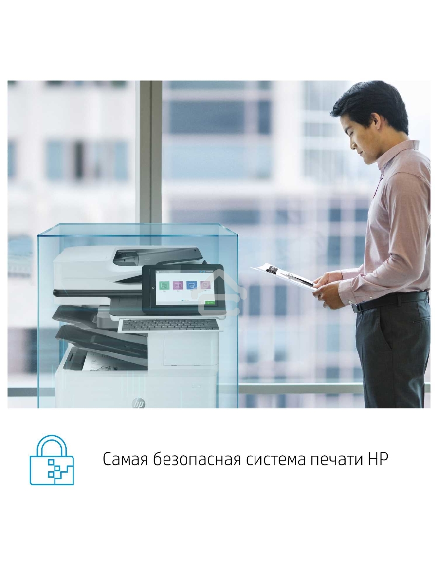 Принтер лазерный HP LaserJet Enterprise M611dn (7PS84A), A4, ч/б, печ. до 61 стр/мин., 1200 x 1200 dpi, USB, RJ-45