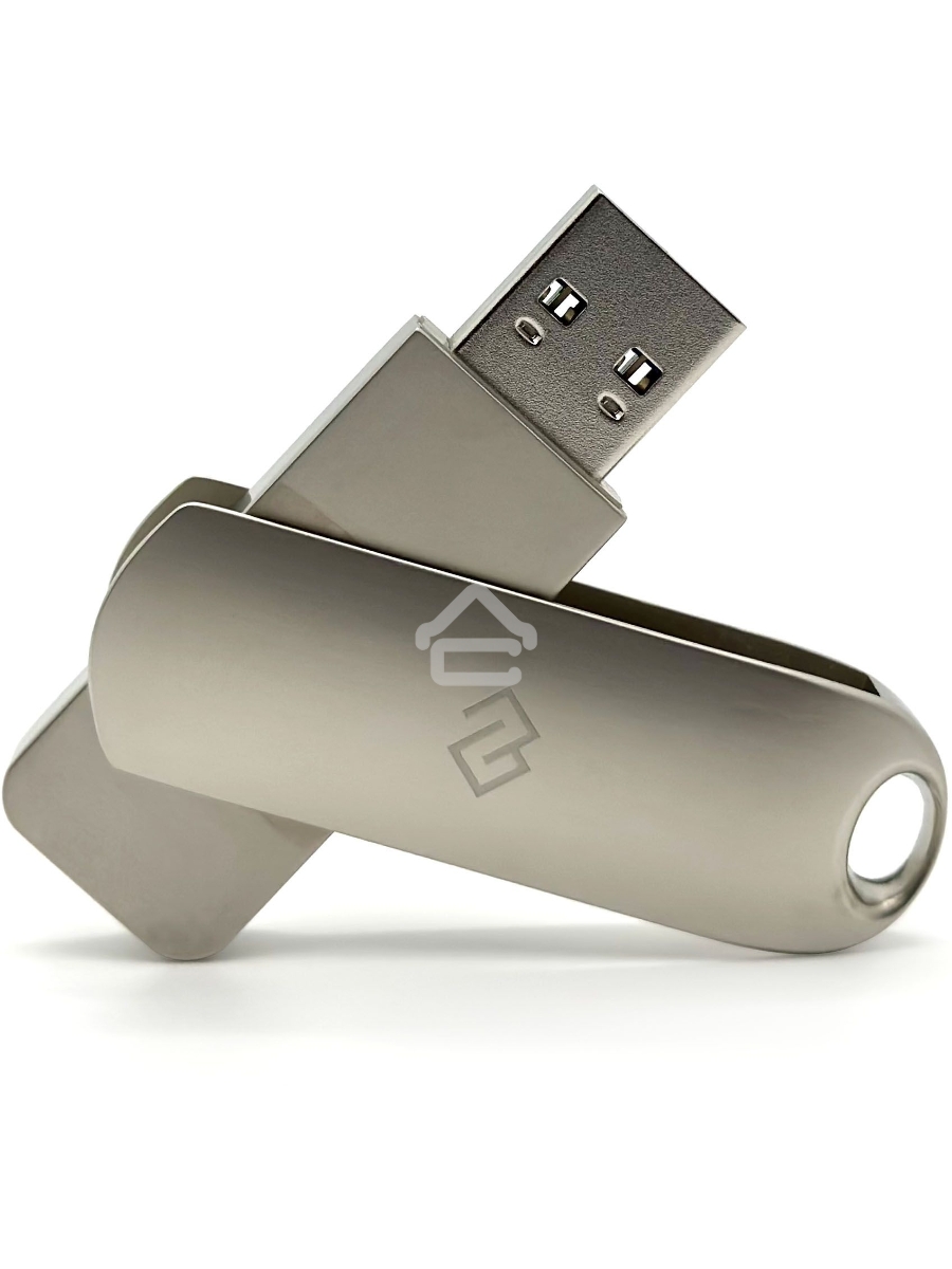 Флеш диск Digma 64Gb DRIVE3 DGFUM064A30SR USB3.0 серебристый