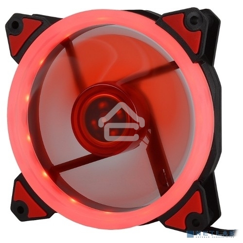 Вентилятор для корпуса Crown CMCF-12025S-1230 черный/красный, 120 мм, 1650 об/мин, 23 дБ, 3 pin