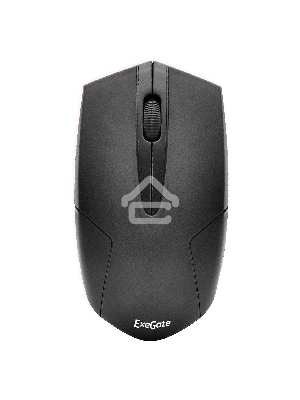 Мышь беспроводная ExeGate Professional Standard SR-9022 черный, 1200 dpi, радиоканал, USB, кнопки - 3