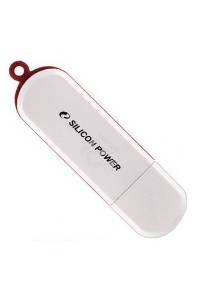 Флеш диск Silicon Power 16Gb LuxMini 320 SP016GBUF2320V1W USB2.0 белый