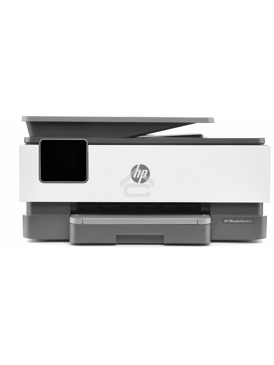 МФУ струйный HP OfficeJet 8023 (1KR64B), A4, цвтной, печ. до 20 стр/мин. (ч/б), до 10 стр/мин. (цвет), скан. до 8 стр/мин. (ч/б) 3.5 стр/мин. (цвет), 1200 x 1200 dpi, USB, RJ-45, Wi-Fi, Air Print
