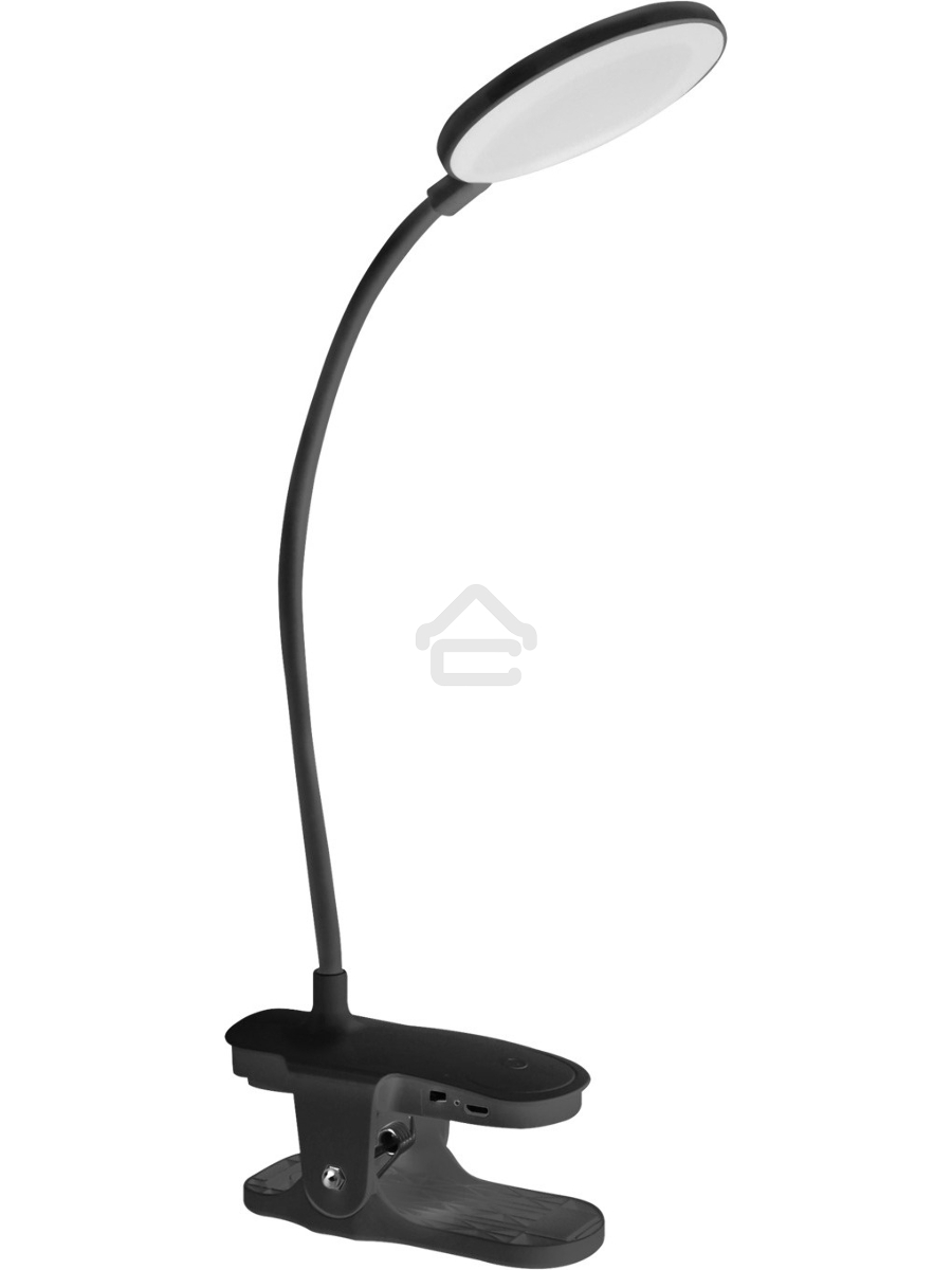 Светильник Gauss GTL205 (GT2052) настольный на прищепке LED черный 5Вт