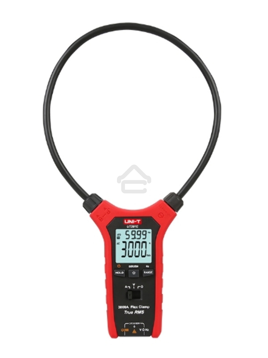 Токоизмерительные клещи UT281E, 600В, 3000А, 60МОм, гибкие зажимы