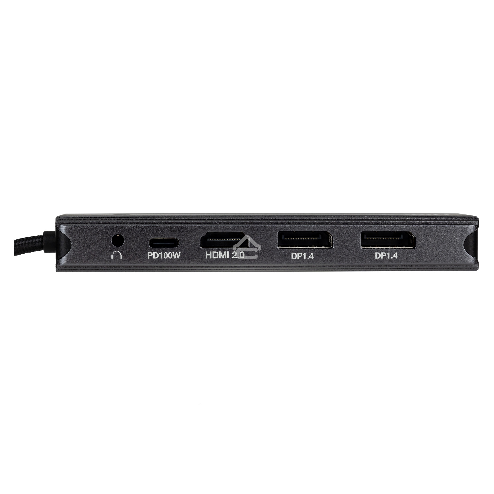 USB-концентратор HIPER Docking station USB-C HUB 11in1 (1*USB-C 100W PD, 1*HDMI 4K@60Hz, 2*DP 4K@60Hz, 2*USB-A 3.0 (5Gbps data), 1*USB-C 3.0 (5Gbps data), 1*microSD, 1*SD, 1*3.5мм audio, 1*RJ45 GB)
