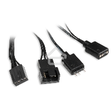 Вентилятор HSPD Case M1 ARGb черный 120мм