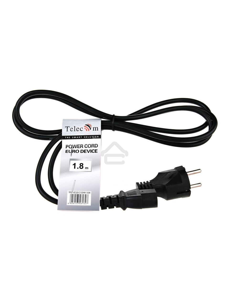 Кабель компьютер - розетка 1,5 м 220V (Европейский стандарт) VCOM/TELECOM