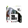 Флеш карта microSDHC 128GB microSDXC Kingston <SDCS2/128GB> Class10 UHS-I Canvas Select up to 100MB/s с адапт.