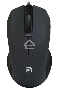 Мышь проводная Defender MM-310 черный, 1000 dpi, USB, кнопки - 3