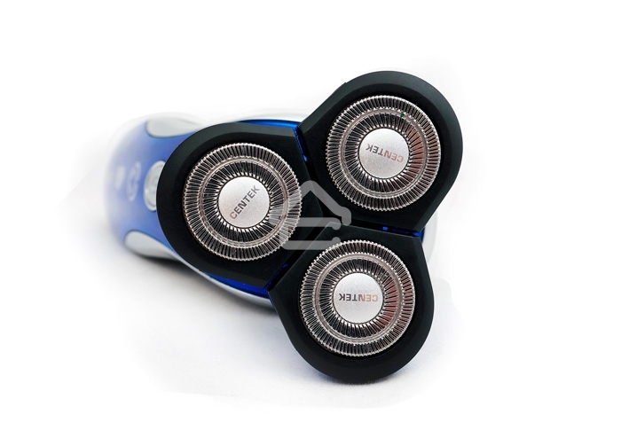 Электробритва Centek CT-2170 (синий) ротор 3D, влажное бритье, 3 плав.головки, 2-ные лезвия, до 50 мин раб