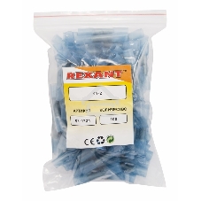 Соединительная гильза изолированная термоусаживаемая L-37 мм 1.5-2.5 мм² (ГСИ-т 2.5/ГСИ-т 1,5-2,5) синяя Rexant