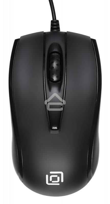 Мышь проводная Oklick 325M черный, 1000 dpi, USB, кнопки - 3
