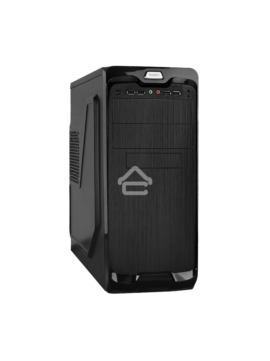 Компьютерный корпус Miditower Exegate UN-604 Black, ATX, <без БП> 2*USB+2*USB3.0, Audio