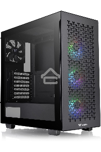 Компьютерный корпус Thermaltake V350 TG ARGB AIR черный без БП ATX 2x120mm 2x140mm 2xUSB2.0 1xUSB3.0 audio bott PSU