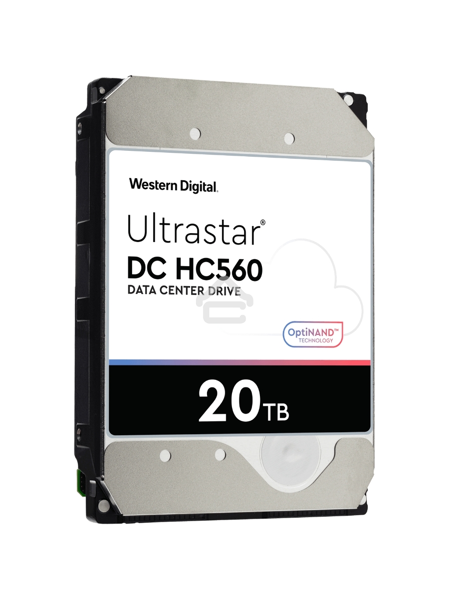 Жесткий диск Western Digital HDD SATA 20Tb Ultrastar DC HC560 0F38785 7200 6Gb/s 512Mb 1 year ocs (analog WUH722020ALE6L4)