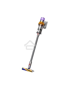 Пылесос вертикальный Dyson V15 Detect Absolute SV47 (447033-01) серебристый, питание от аккумулятора, 240 Вт, уборка сухая, пылесборник 0.76 л, работа от АКБ max - 60 мин