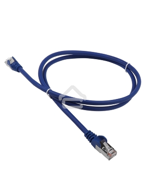 Патч-корд LANMASTER LSZH FTP кат.5e, 3.0 м, синий