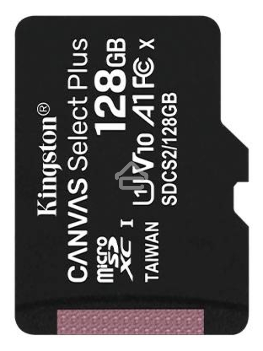 Флеш карта Kingston 128GB micSDXC Canvas Select Plus 100R A1 C10 Single Pack w/o ADP EAN: 740617299076