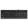 Клавиатура A4Tech Fstyler FKS10 проводная, USB, черный/серый