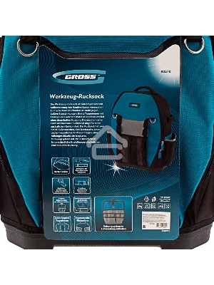 Рюкзак для инструмента GROSS Experte, 77 карманов, пластиковое дно, 90270