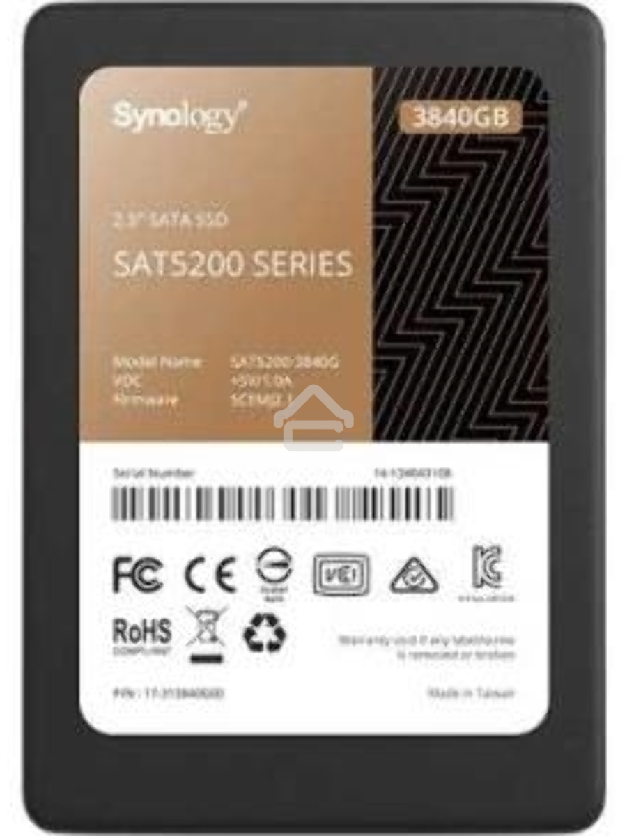 Накопитель SSD Synology SAT5220-3840G, 3.84Tb, SATA III, 2.5