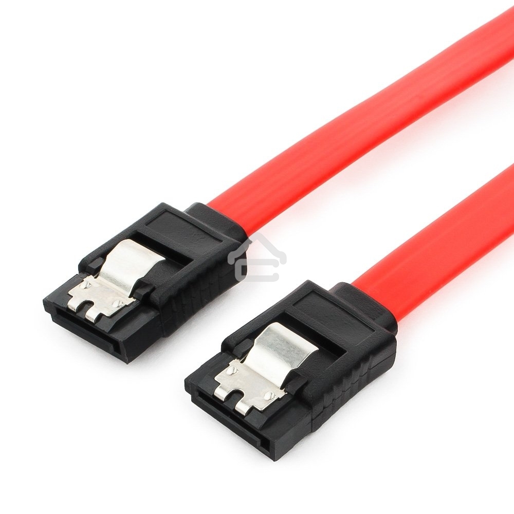 Кабель интерфейсный SATAIII Cablexpert CC-SATAM-DATA-0.3M, 30 см, 7pin/7pin, защелка, пакет