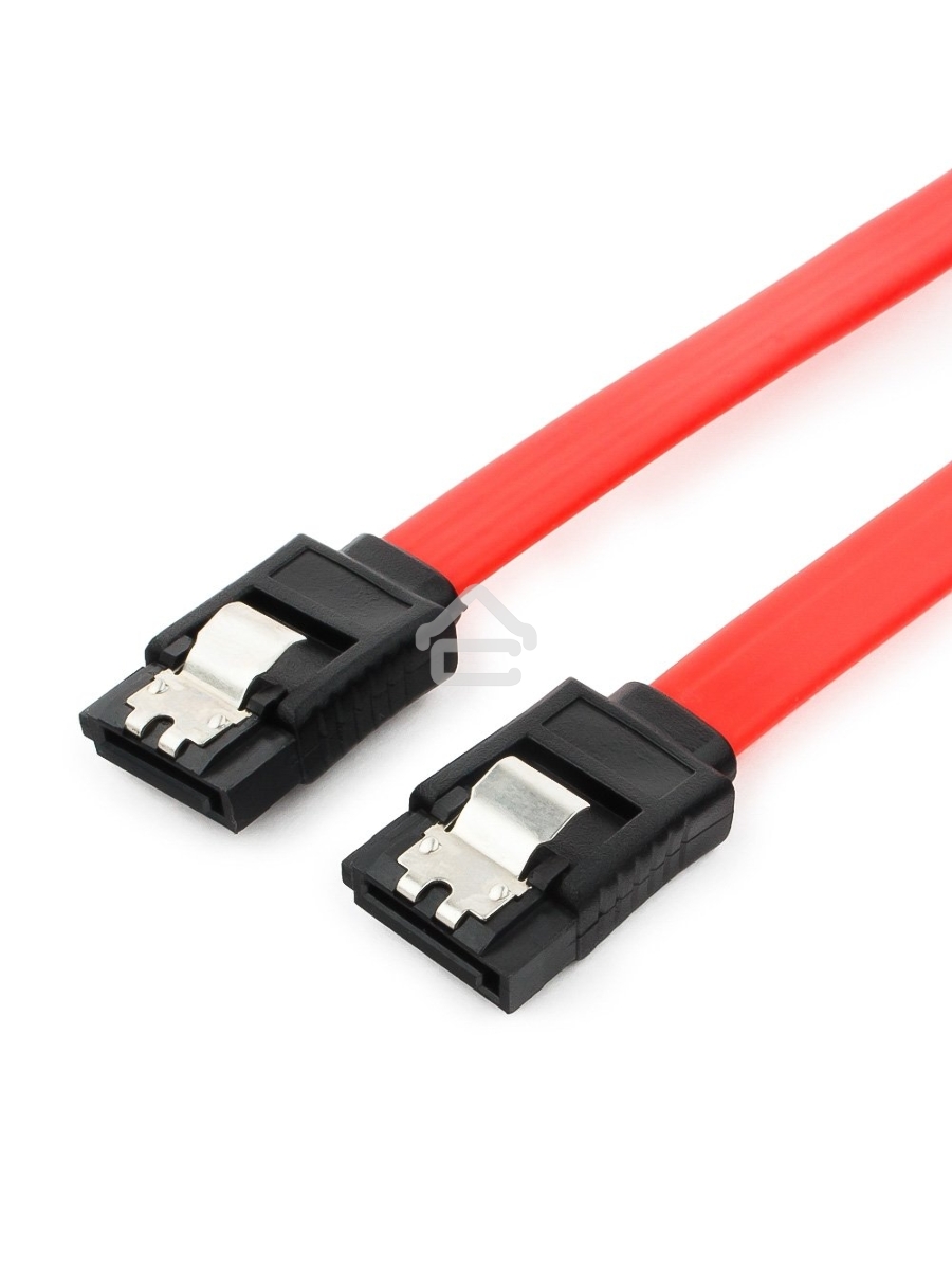 Кабель интерфейсный SATAIII Cablexpert CC-SATAM-DATA-0.3M, 30см, 7pin/7pin, защелка, пакет