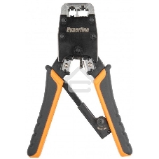 Инструмент обжимной Hyperline HT-500R для RJ-45/RJ-12/RJ-11 (упак:30шт)