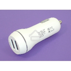 Автомобильное зарядное устройство AMPERIN CCW2USB USB 1 DC 5V/2.1A USB 2 5V/1A белый