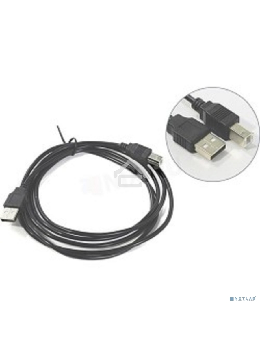 Кабель Exegate EX138939RUS Кабель USB 2.0 A-->B 1.8м Exegate