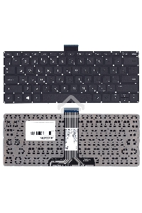 Клавиатура для ноутбука HP Pavilion x360 11-K черная без рамки горизонтальный Enter