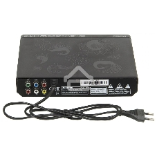 Плеер DVD Hyundai H-DVD120 черный ПДУ