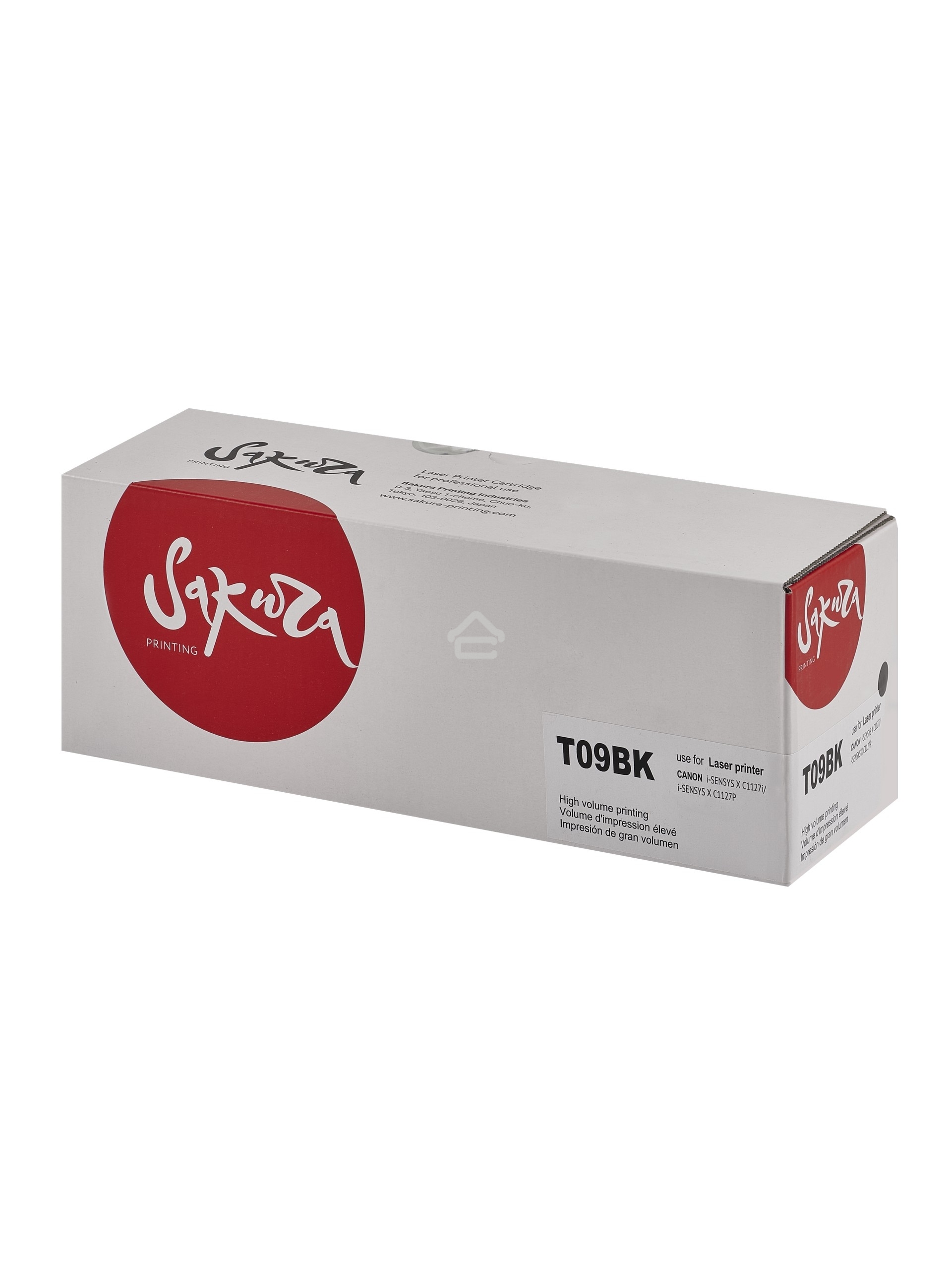 Картридж лазерный Sakura T09BK (3020C006) для Canon i-SENSYS C1127iF, C1127i, C1127P, черный, 7600 к.