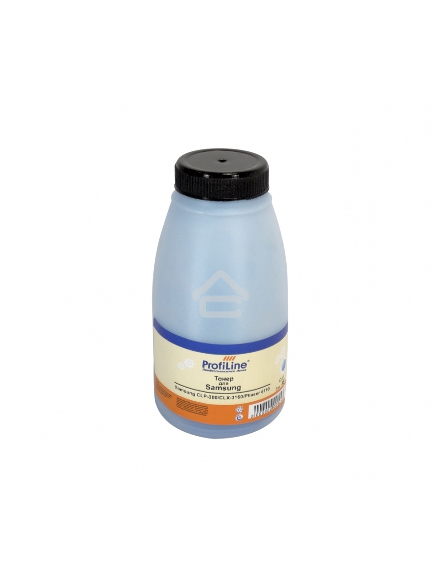 Тонер для принтеров Samsung CLP-300/CLX-3160/Phaser 6010/6110/6120/WC 6000/6015 cyan 45 гр ProfiLine Фасовка РФ