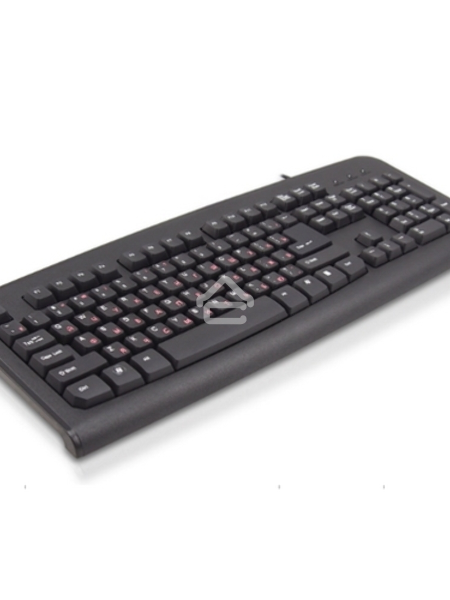 Клавиатура Lime K-0494 RLSK USB Standart Black 104 keyboard with RUS/LAT keys and Special scroll key, Rus(red)/Lat(white)
