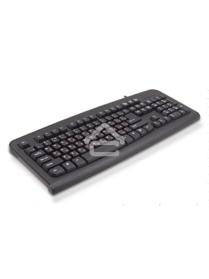 Клавиатура Lime K-0494 RLSK USB Standart Black 104 keyboard with RUS/LAT keys and Special scroll key, Rus(red)/Lat(white)