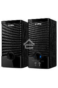 Колонки Sven SPS-603 черный {USB-порт ПК, ноутбука или адаптер 5V DC}