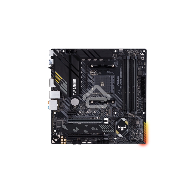 Материнская плата ASUS TUF GAMING B550M-PLUS, AM4, AMD B550, 4xDDR4, 4xSATA, 2xM.2, 1xPCIe 4.0 x16, 1xPCIe 3.0 x16, 1xPCIe x1, 1xHDMI, 1xDP, 1x 2.5Gb LAN, 4xUSB-A 3.2 Gen 1, 1xUSB-A 3.2 Gen 2, 2xUSB-A 2.0, 1xUSB-C 3.2 Gen 2, 5x3.5 мм, 7.1, mATX